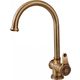 Смеситель для кухни ZorG Antic бронза (A 407K-BR)