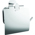 Держатель туалетной бумаги Kaiser Oval с крышкой, хром (KH-2040)