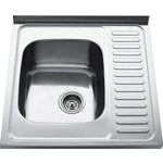 Кухонная мойка Kaiser Classic KSS-6060L левая, нержавеющая сталь (KSS-6060L)