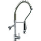 Смеситель для кухни Kaiser Merkur выдвижной с пружиной, хром (26266 /26166)