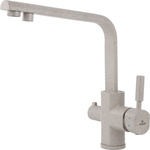 Смеситель для кухни Kaiser Decor под фильтр, Sandbeige песочный мрамор (40144-4)