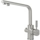 Смеситель для кухни Kaiser Decor под фильтр, серебро Silver (40144-5)