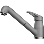 Смеситель для кухни Omoikiri Tateyama-S GR ленинградский серый (4994176)