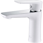 Смеситель для раковины Kaiser Atrio белый/хром (60011)