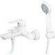 Смеситель для ванны Kaiser Glory с душем белый (69222)