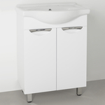 Тумба под раковину Style line Жасмин 60 белая (ЛС-00000034)