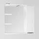 Зеркало-шкаф Style line Жасмин 80 с подсветкой, белый (ЛС-00000044)