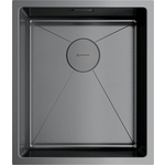 Кухонная мойка Omoikiri Taki 38-U/IF GM вороненая сталь (4973106)