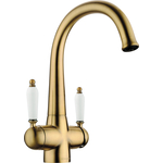 Смеситель для кухни Omoikiri Okinawa 2-AB античная латунь (4994254)