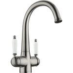 Смеситель для кухни Omoikiri Okinawa 2-SI античное серебро (4994255)