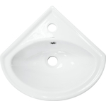 Раковина угловая Sanita Веер 36х36 (WB.CR/Veer/23-C/WHT.G/S1)