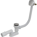 Слив-перелив с наполнением Ravak Click-clack хром квадратный 80 см (X01505)