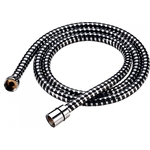 Душевой шланг Milardo 200 см, ПВХ, хром/черный (230P200M19)