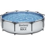 Каркасный бассейн Bestway 56408 BW Steel Pro Max 305х76см, 4678л, фил.-насос 1249л/ч