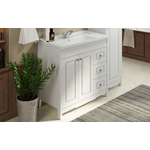 Тумба с раковиной Comforty Тбилиси 90 белый глянец (00003132630)