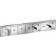 Термостат для ванны Hansgrohe RainSelect на три выхода, для механизма 15311180, хром (15356000)