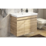 Тумба с раковиной Comforty Тромсе 80 дуб сонома (00004142219)