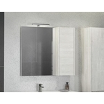 Зеркало-шкаф Comforty Бремен 90 дуб белый (00004142374)