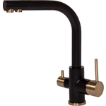 Смеситель для кухни Paulmark Essen под фильтр, антрацит/бронза (Es213011-401Br)