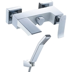 Смеситель для ванны Lemark Contest каскадный излив (LM5814CW)