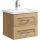 Тумба под раковину Aqwella Фостер 56x40 дуб сонома (FOS01062DS)