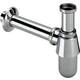 Сифон для раковины Viega 5753 металлический хром (100674)
