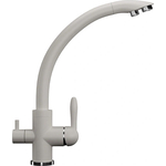 Смеситель для кухни Ulgran U-017 с подключением к фильтру, белый (U-017-331)