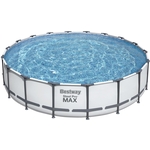 Каркасный бассейн Bestway 56462 BW Steel Pro Max 549х122см, 23062л, фил.-насос 5678л/ч, лестница, тент