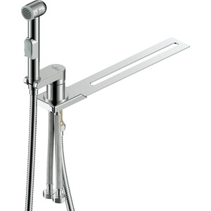 Смеситель для биде Rossinka Silvermix с гигиеническим душем, хром (X25-56)