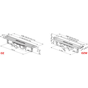 Душевой трап Ravak 10° (X01626)