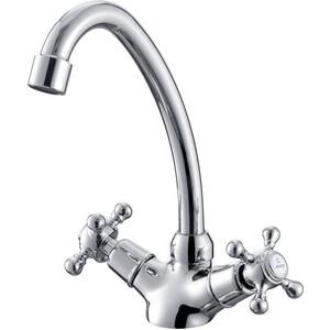 Смеситель для кухни Kaiser Carlson Style жесткая подводка, хром (11143)