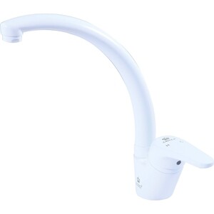 Смеситель для кухни Kaiser County белый White (55244-4)