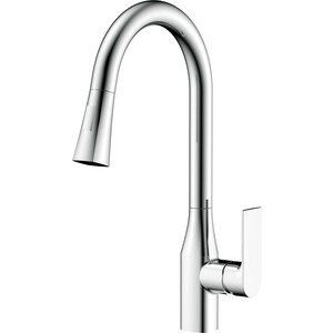 Смеситель для кухни Kaiser Linear выдвижной, хром (59044)