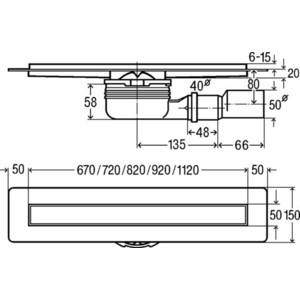 Душевой лоток Viega Advantix Visign ER13 (753214)