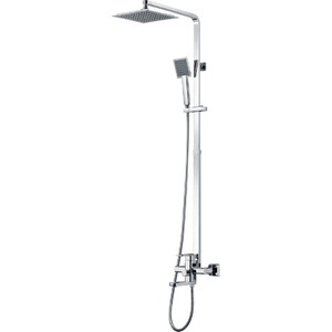 Душевая система Kaiser Sonat со смесителем, хром, серая лейка (34182)