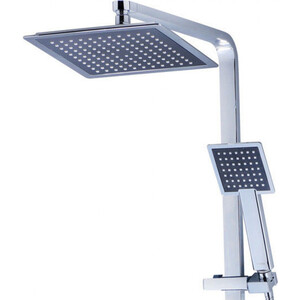 Душевая система Kaiser Sonat со смесителем, хром, серая лейка (34182)