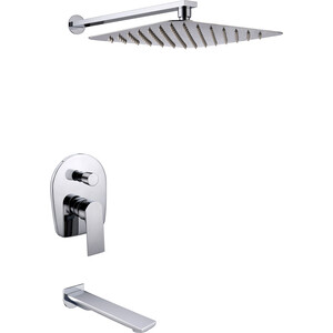 Душевая система Kaiser Linear с верхним душем, хром (59077)