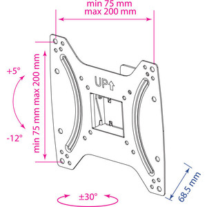 Кронштейн Kromax OPTIMA-202