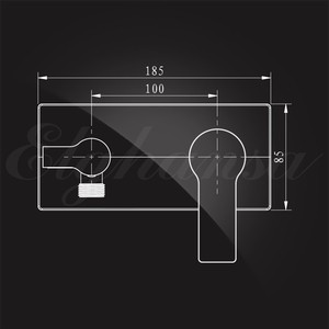 Смеситель для душа Elghansa Berkshire с гигиеническим душем, черный (15Q0943-Black (Set-84))