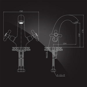 Смеситель для раковины Elghansa Retro Chrome хром (1902754)