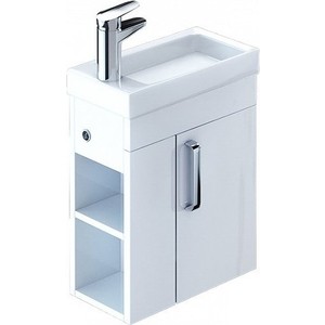 Тумба под раковину IDDIS Torr 40 белый, правая (TOR40W1i95)