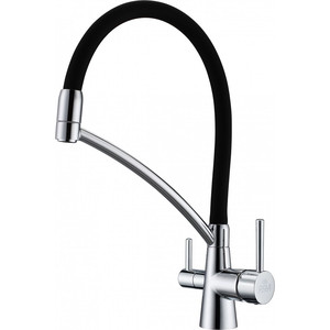 Смеситель для кухни Paulmark Sigen под фильтр, гибкий излив, хром (Si213111-CR)