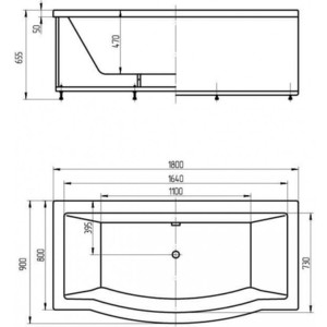 Боковая панель Aquatek Гелиос 80 левая (EKR-B0000044)