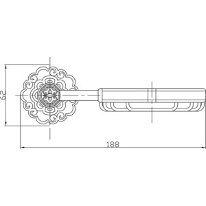 Мыльница Milacio Villena бронза (MC.900.BR)