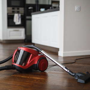 Пылесос с контейнером Аксион Р37 красный