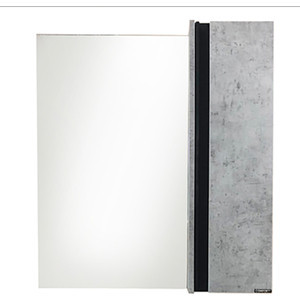 Зеркальный шкаф Comforty Эдинбург 73 бетон светлый (00004149063)