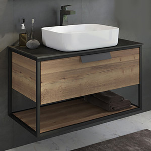 Мебель для ванной Comforty Кёльн 90 дуб темный