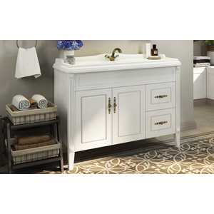 Тумба с раковиной Comforty Палермо 120 белый глянец (00004142367)