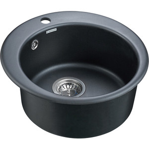 Кухонная мойка Paulmark Gelegen черный металлик (PM404800-BLM)