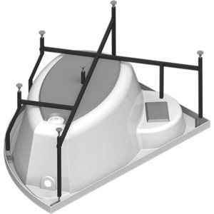 Акриловая ванна Radomir Vannesa Алари 170х120 левая, с каркасом (2-01-0-1-1-218)